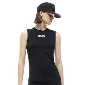 Reebok VB Muscle Muskelshirt Damen - Schwarz - DE 493-MTV